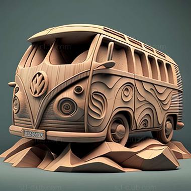 3D model Volkswagen Microbus Concept (STL)